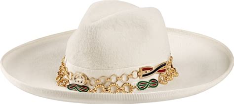 gucci black cowboy hat|gucci double chain cowboy hat.